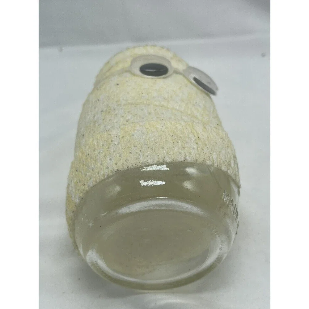 Halloween Mummy Luminaire Handmade Decorations Glass 6” Candle Not Included.
